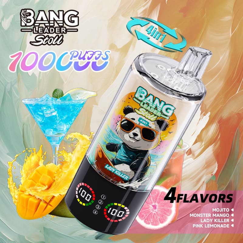 Bang Leader 100000 Puffs 4-in-1 Vape – Multi-Flavor System | 850mAh Power | Mesh Coil | Type-C Recharge | OEM/ODM gallery image 6