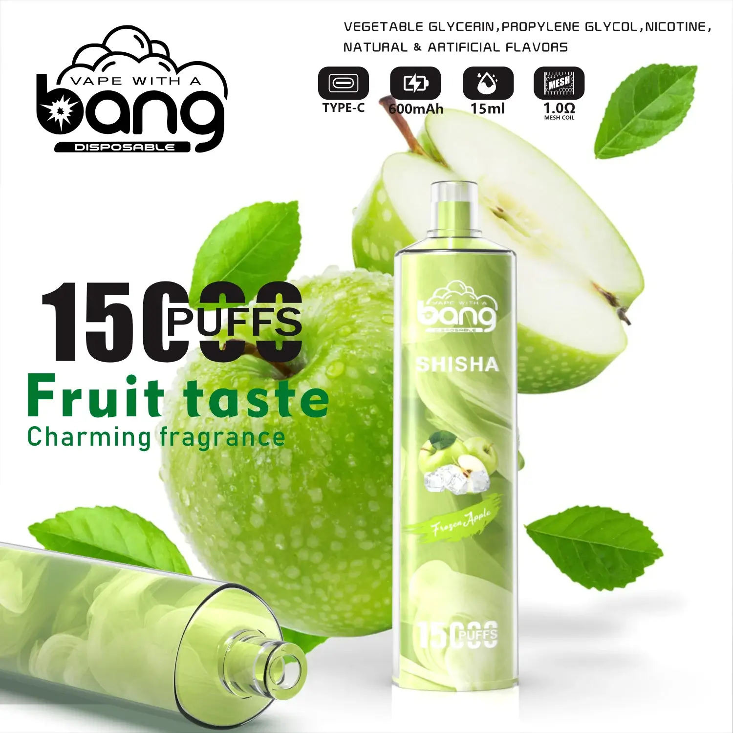 Bang SHISHA 15000 puffs Disposable Vape gallery image 1
