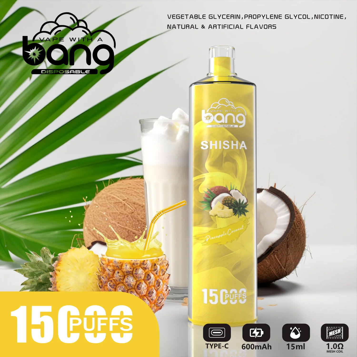 Bang SHISHA 15000 puffs Disposable Vape gallery image 4