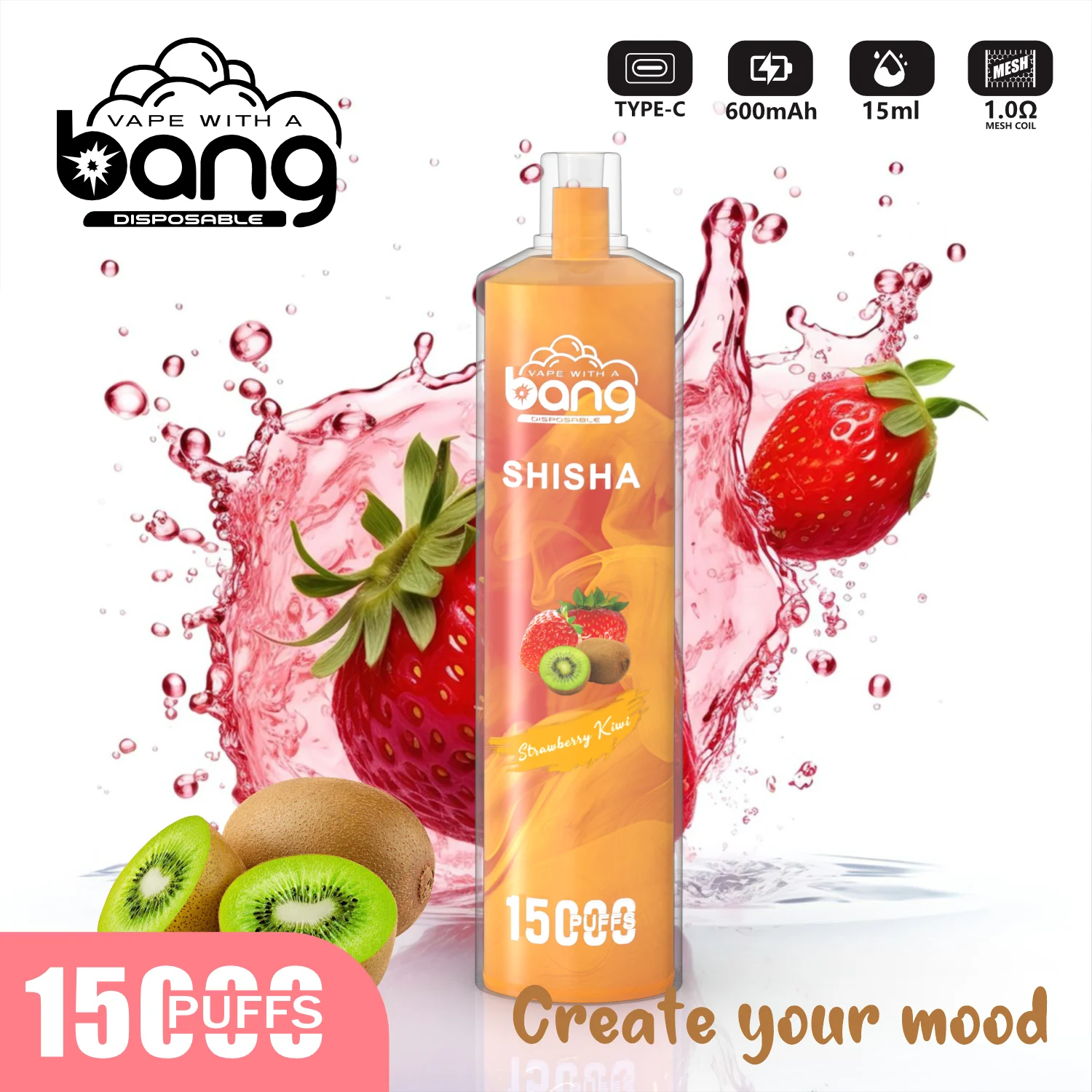 Bang SHISHA 15000 puffs Disposable Vape gallery image 5