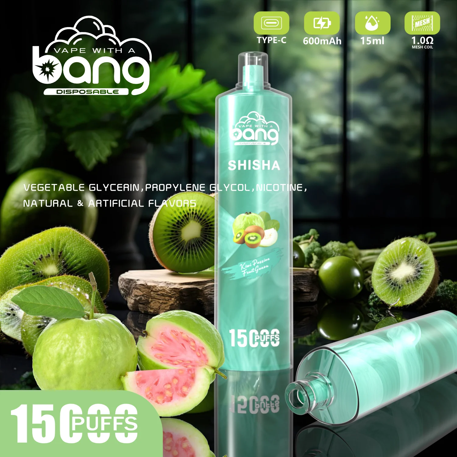 Bang SHISHA 15000 puffs Disposable Vape gallery image 7