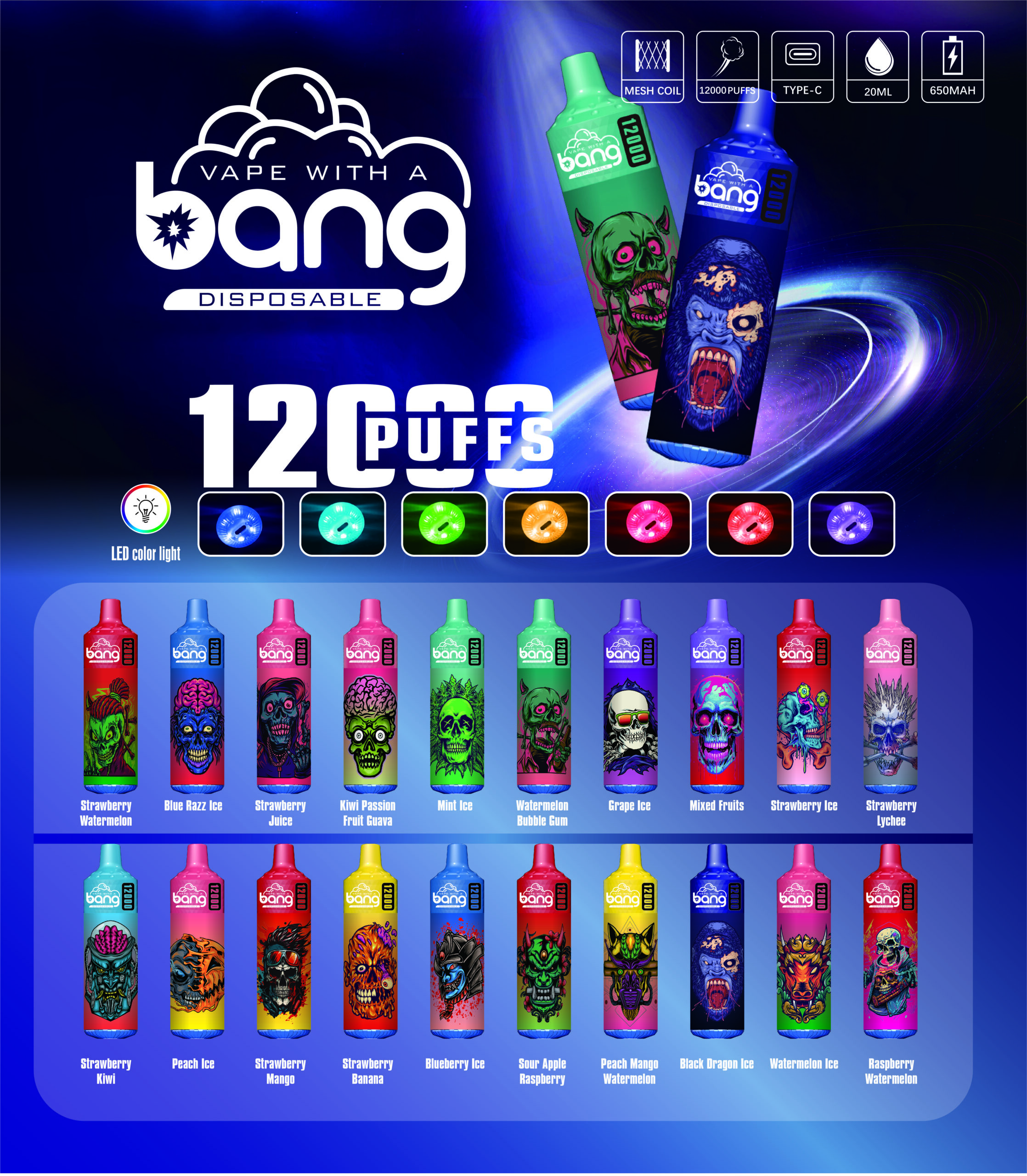Bang 12000 Puffs Disposable Vape gallery image 1