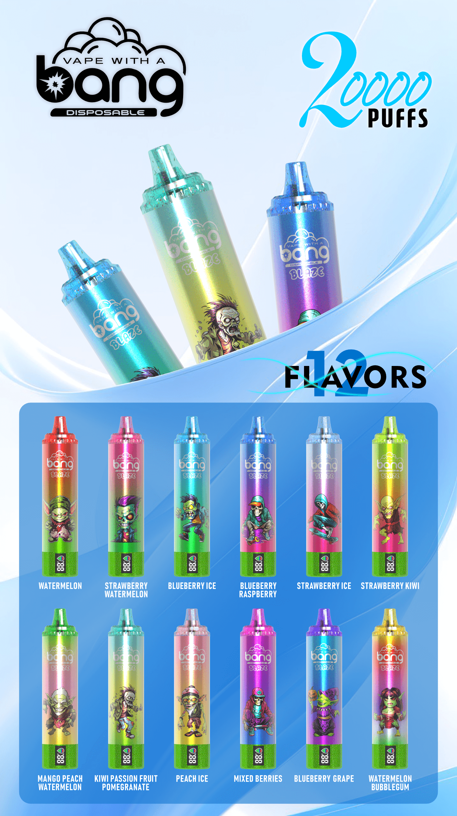 Bang tornado 20000 puffs Disposable Vape gallery image 1