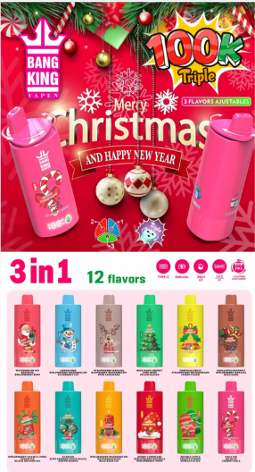 BangKing 100K Puffs 3-in-1 Christmas Edition Vape