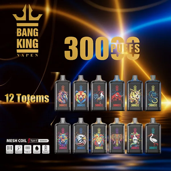 BangKing 30000 Puffs 12-Flavor Disposable Vape