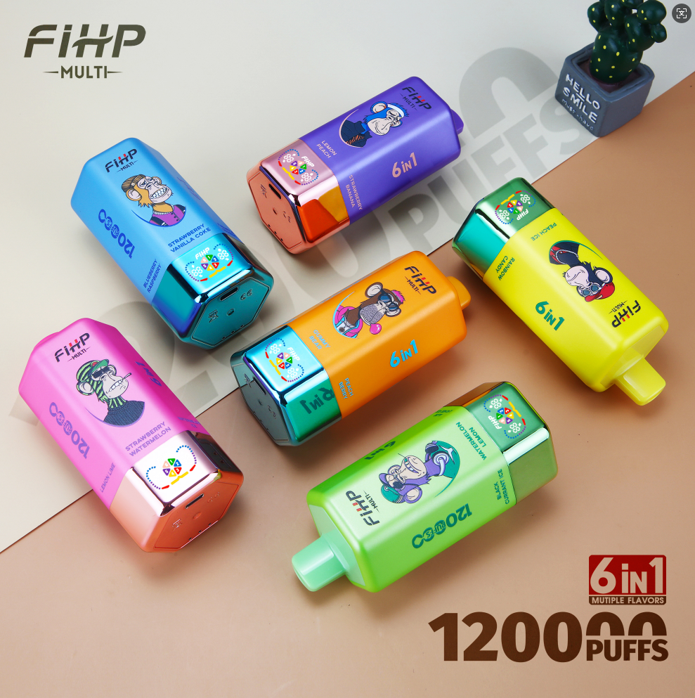 FIHP 120000 Puffs 6in1 Multiple Flavors Disposable Vape