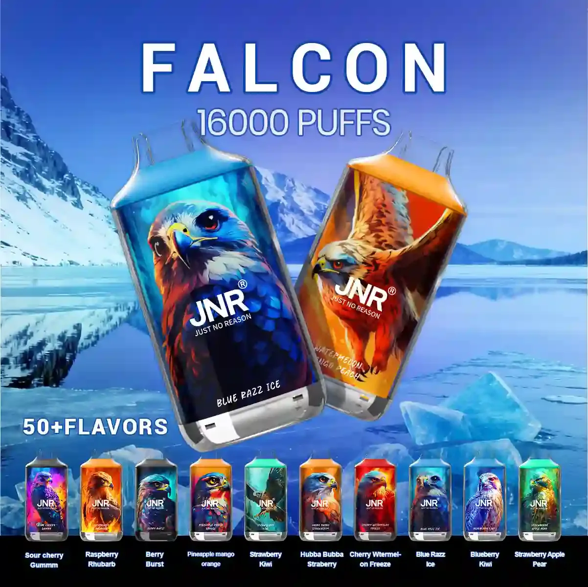 JNR Falcon 16000 Puffs Disposable Vape