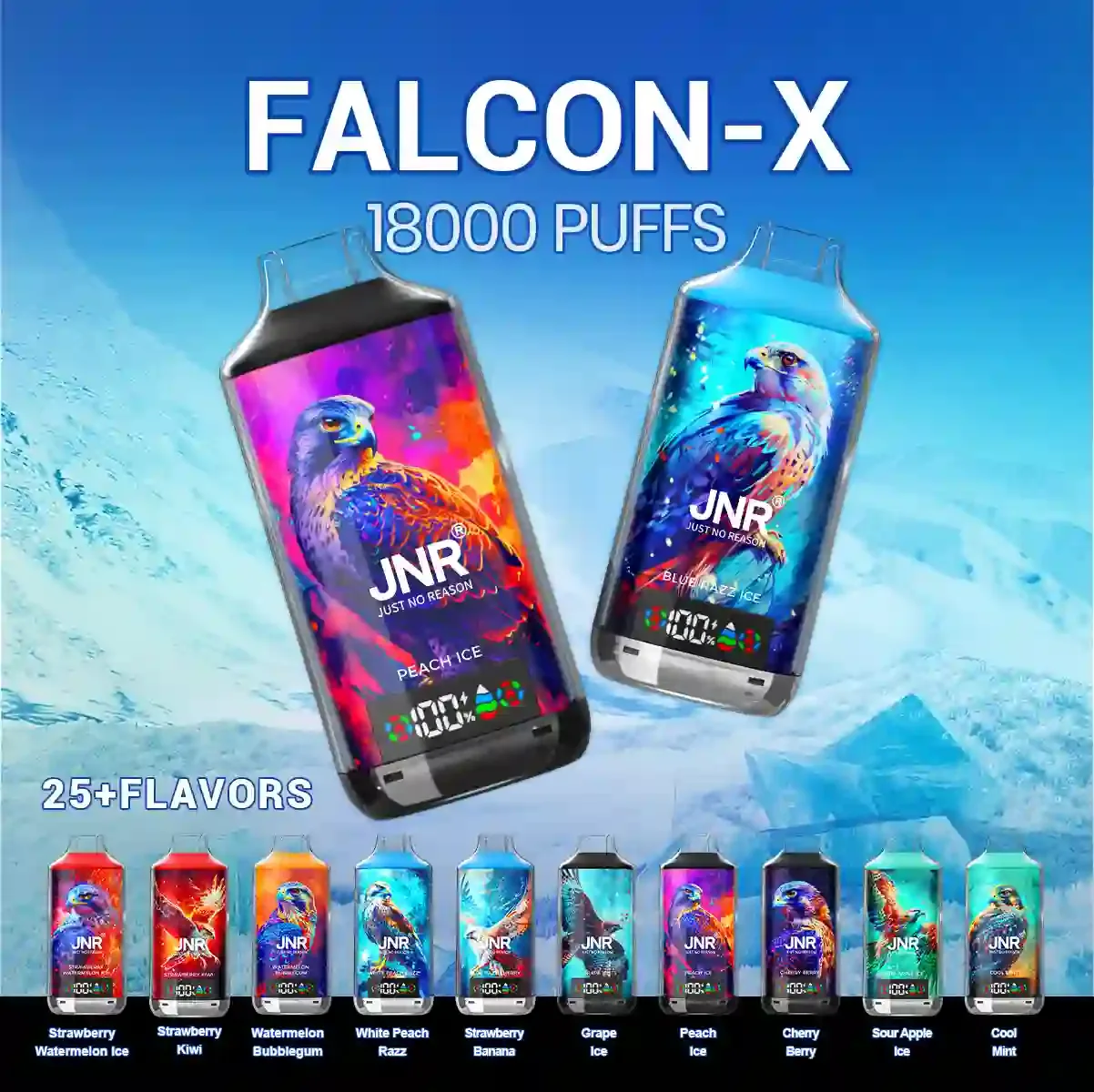 JNR Falcon-X 18000 Puffs Disposable Vape
