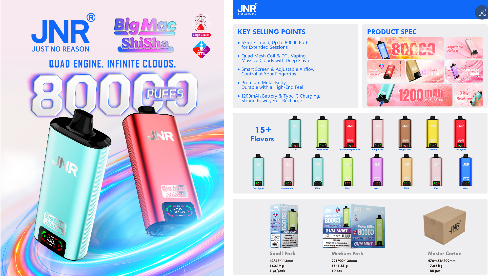 JNR FOX 10000 Puffs Disposable Vape gallery image 5