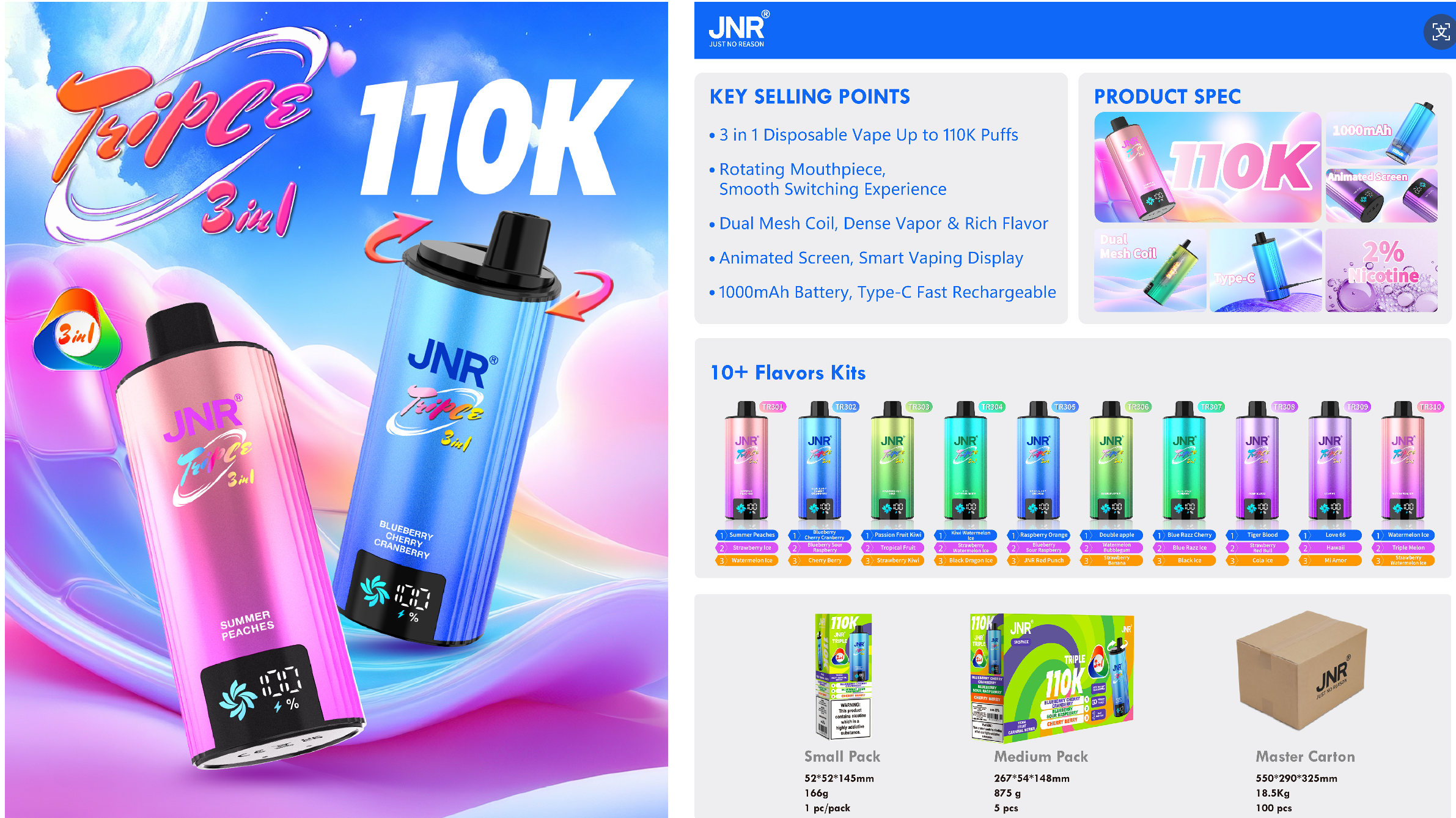 JNR FOX 10000 Puffs Disposable Vape gallery image 6