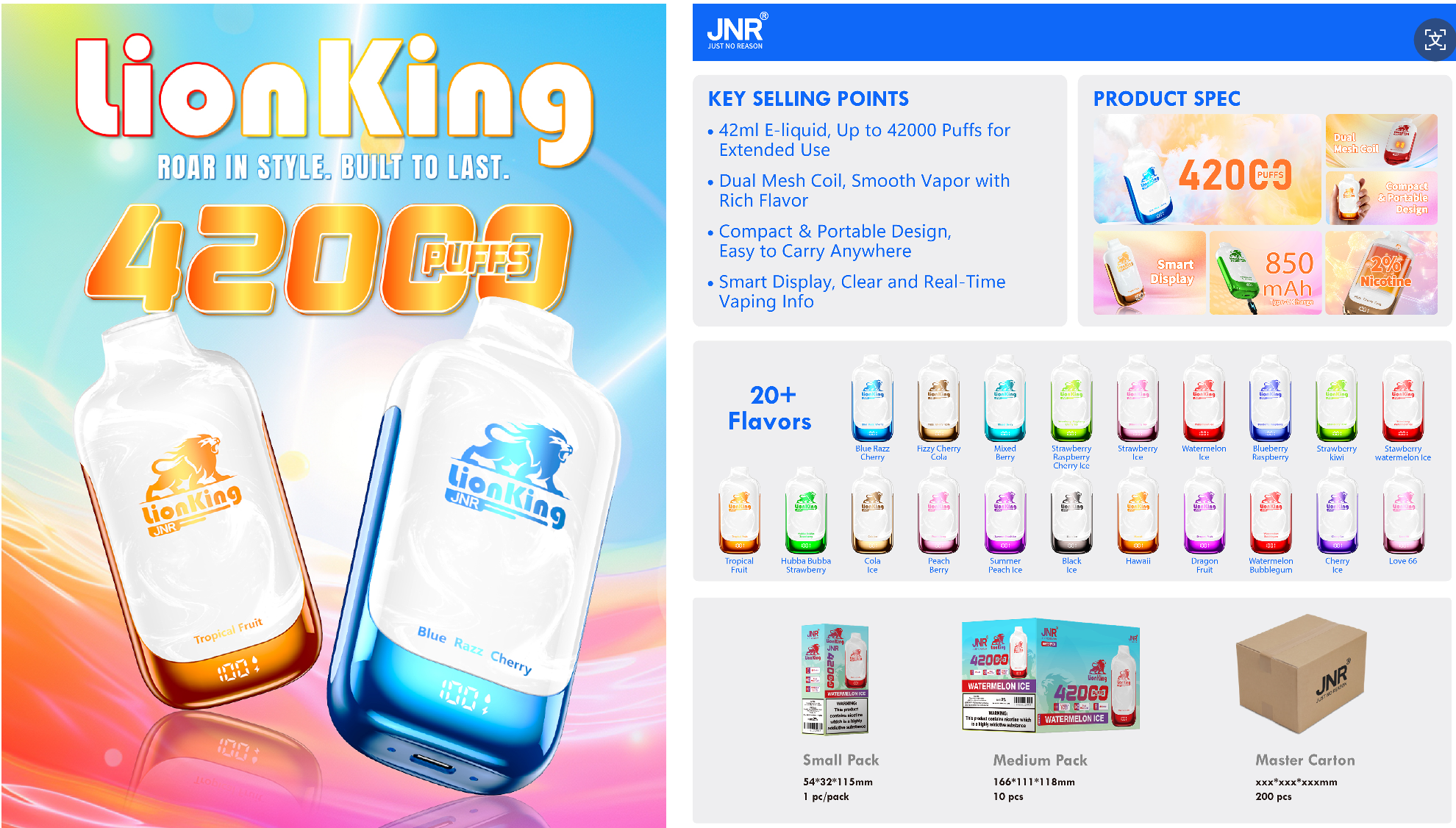 JNR FOX 10000 Puffs Disposable Vape gallery image 8