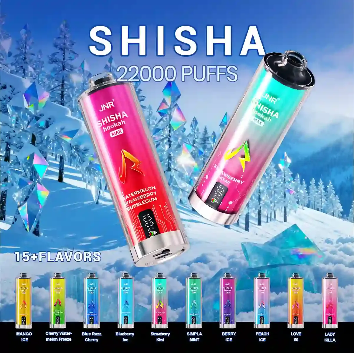 JNR Shisha Max 22000 Puffs Disposable Vape gallery image 3