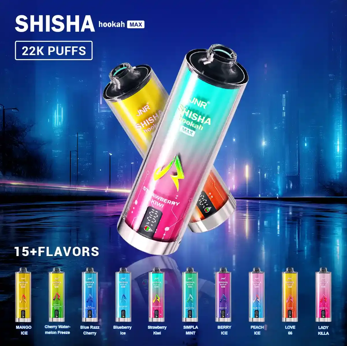 JNR Shisha Max 22000 Puffs Disposable Vape gallery image 5