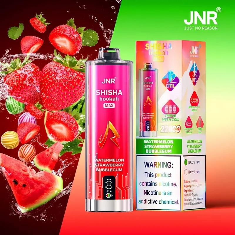JNR Shisha Max 22000 Puffs Disposable Vape