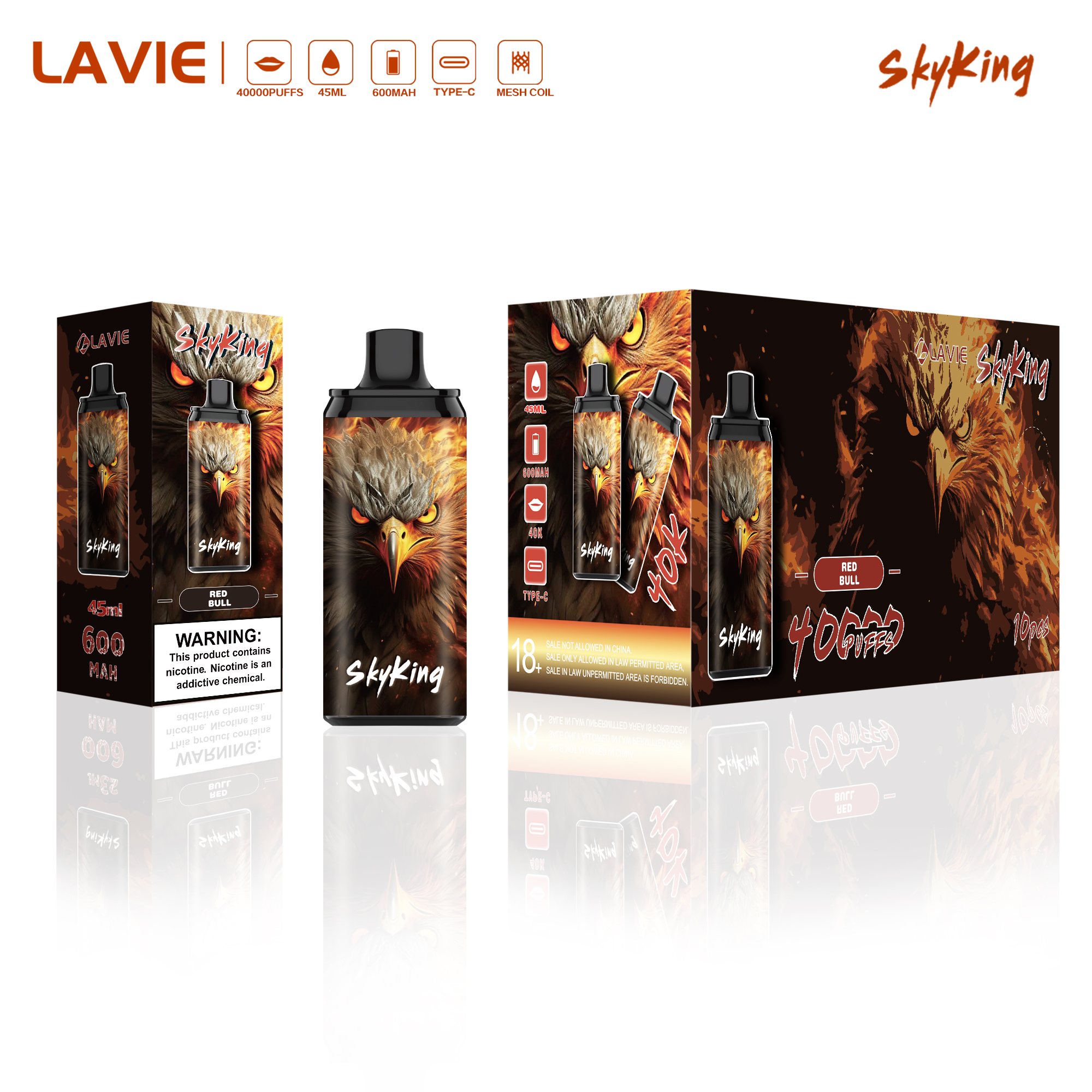 LAVIE Skyking 40000 Puffs Disposable Vape gallery image 4