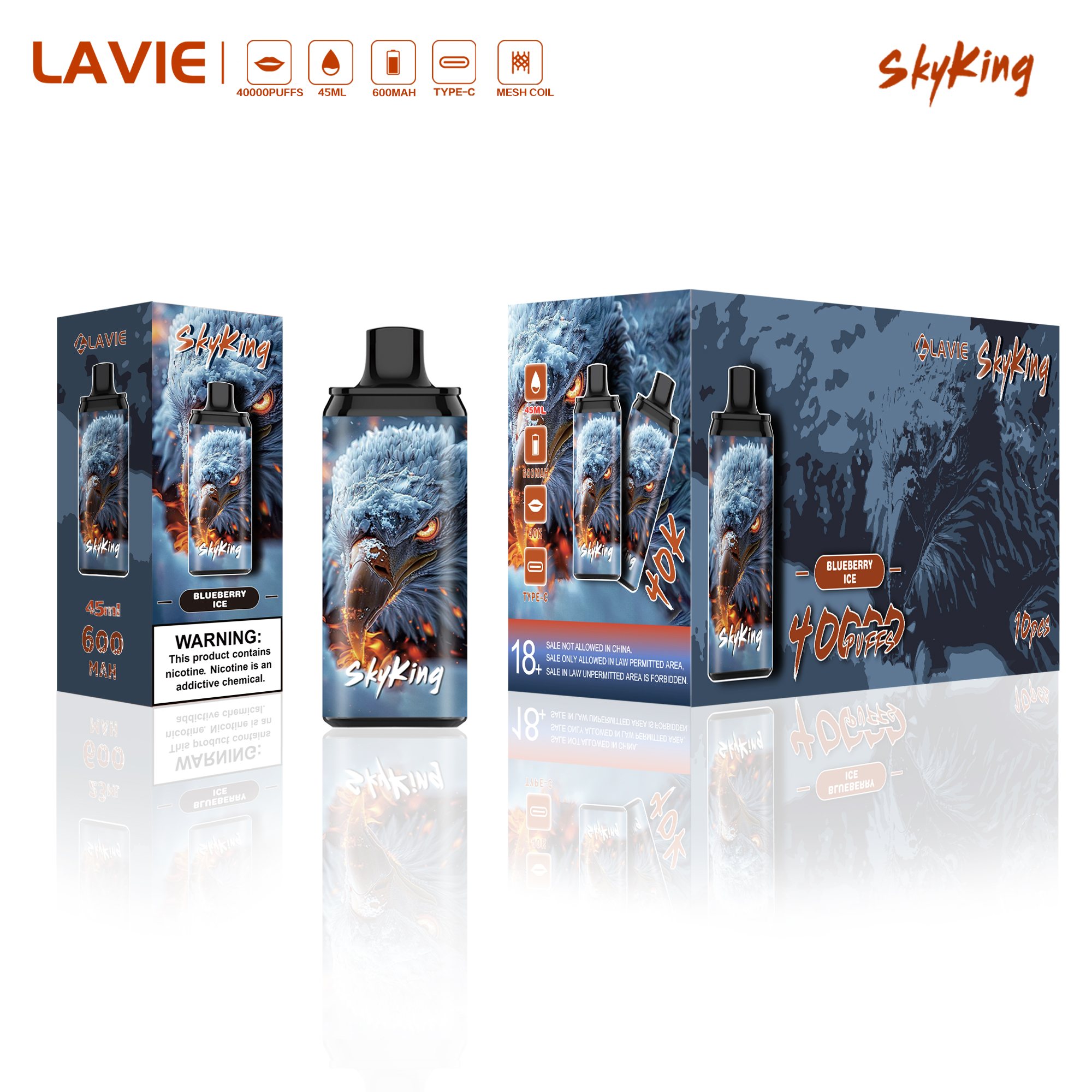 LAVIE Skyking 40000 Puffs Disposable Vape gallery image 5