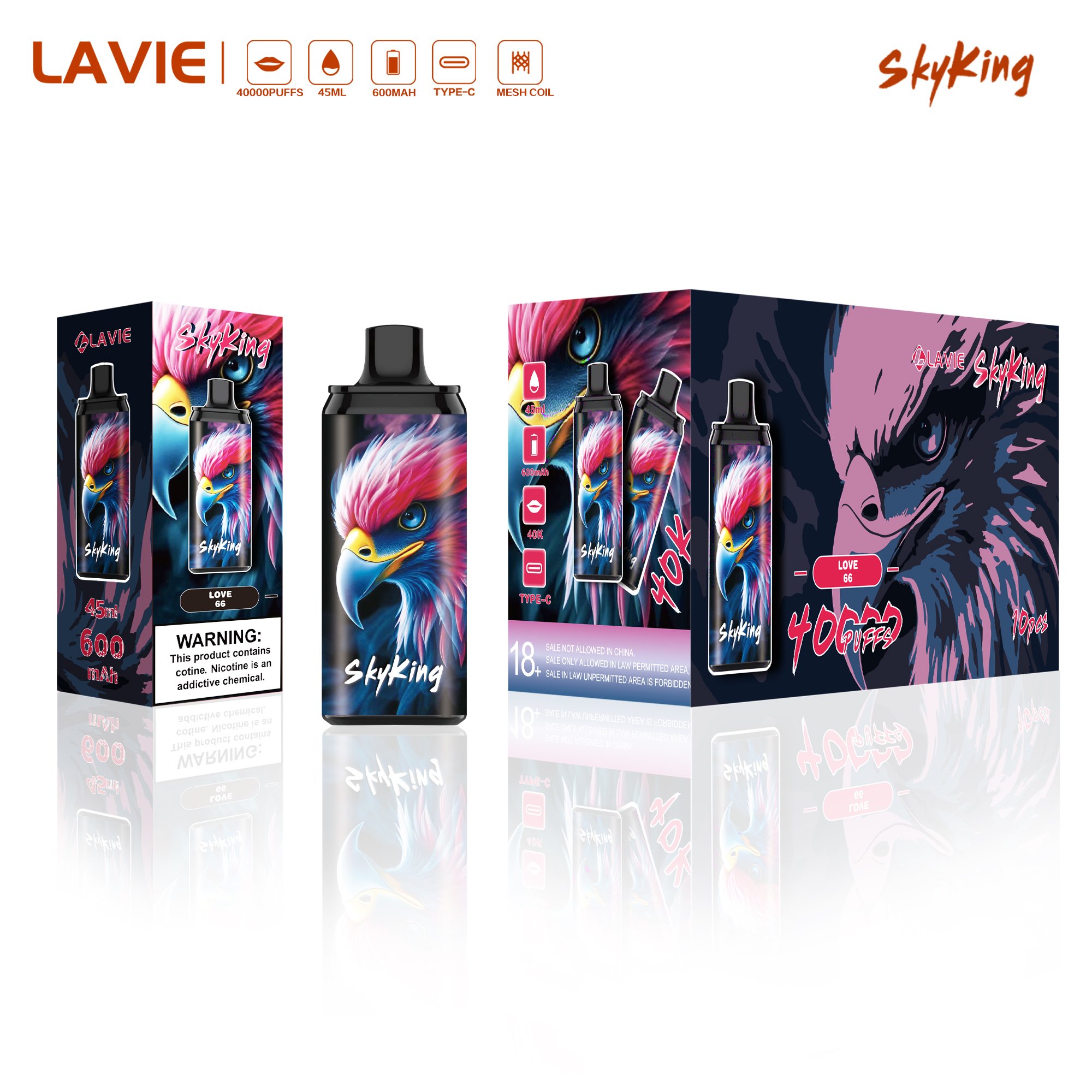 LAVIE Skyking 40000 Puffs Disposable Vape gallery image 7