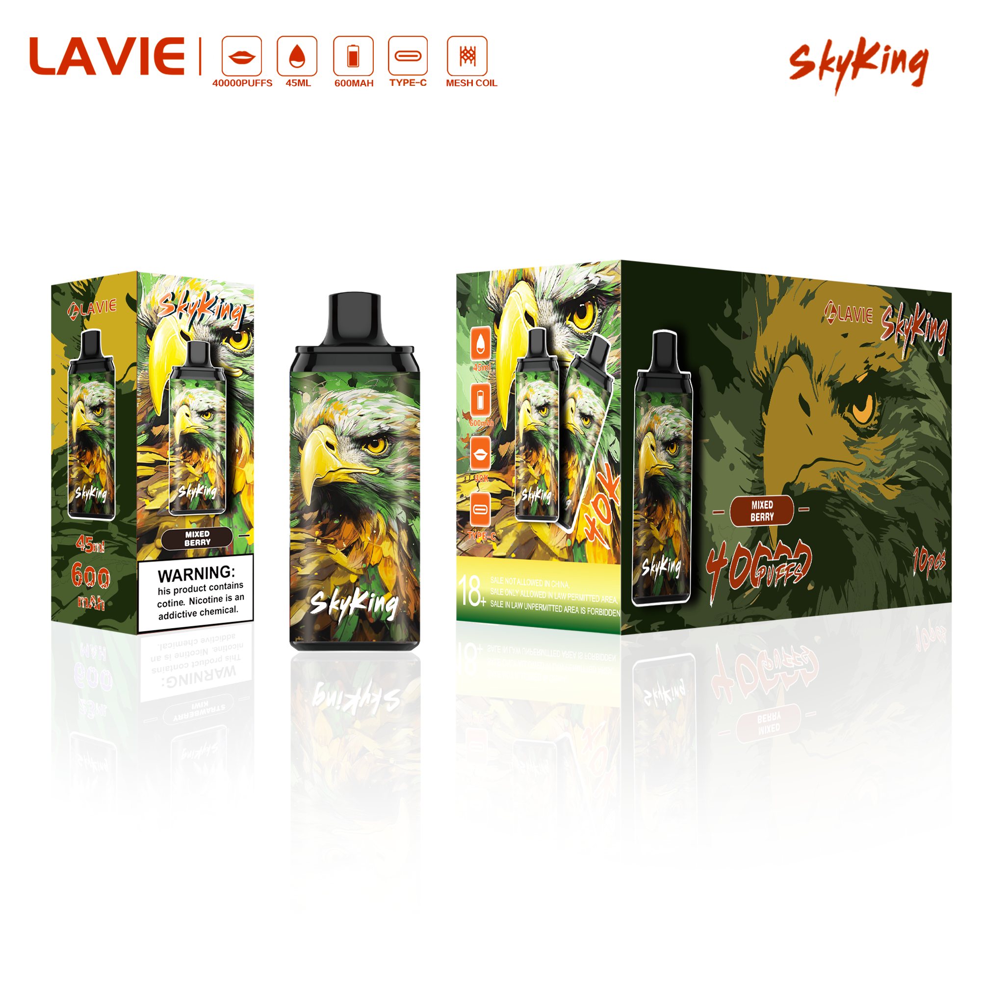 LAVIE Skyking 40000 Puffs Disposable Vape gallery image 8