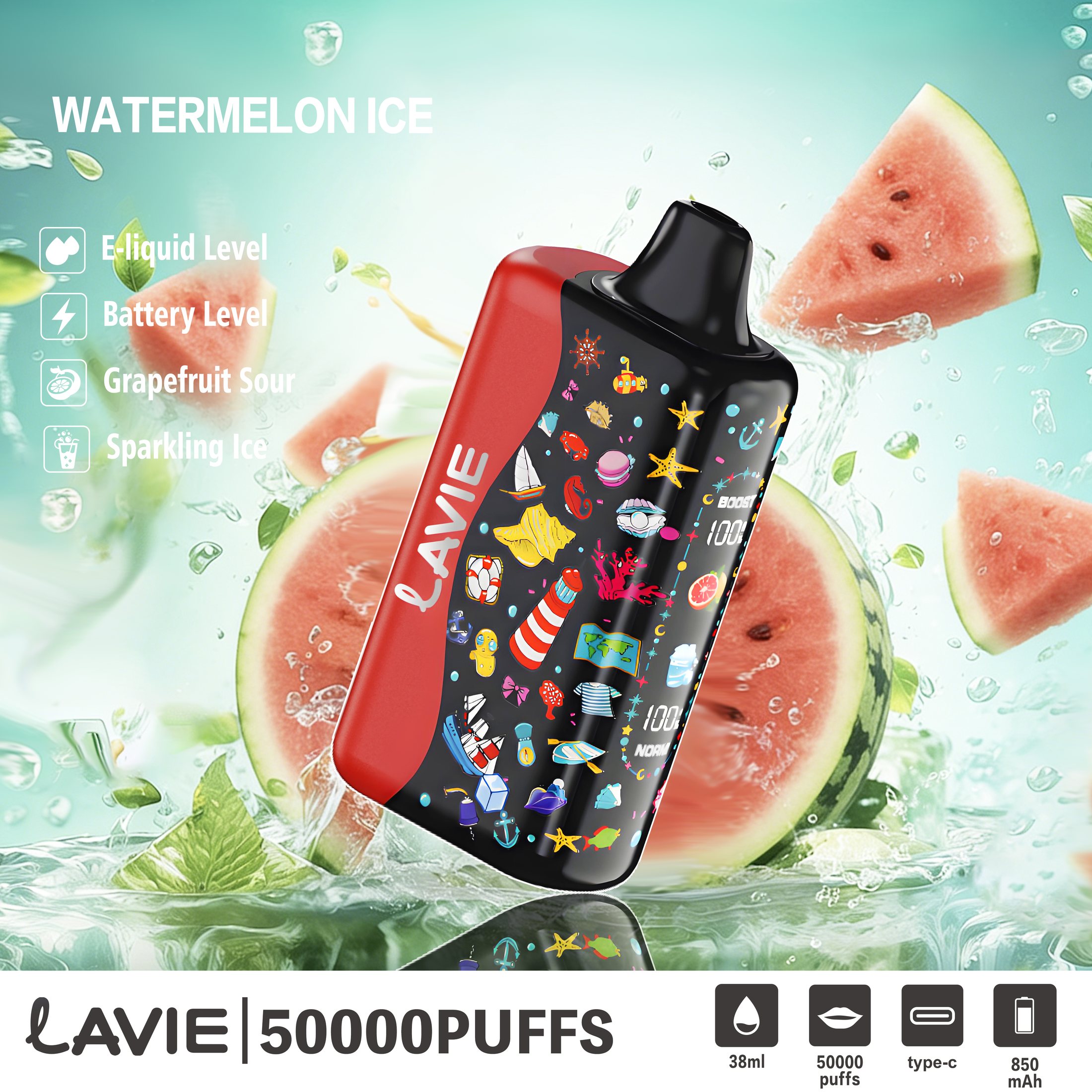 LAVIE TK50 Ocean World 50000 Puffs Disposable Vape