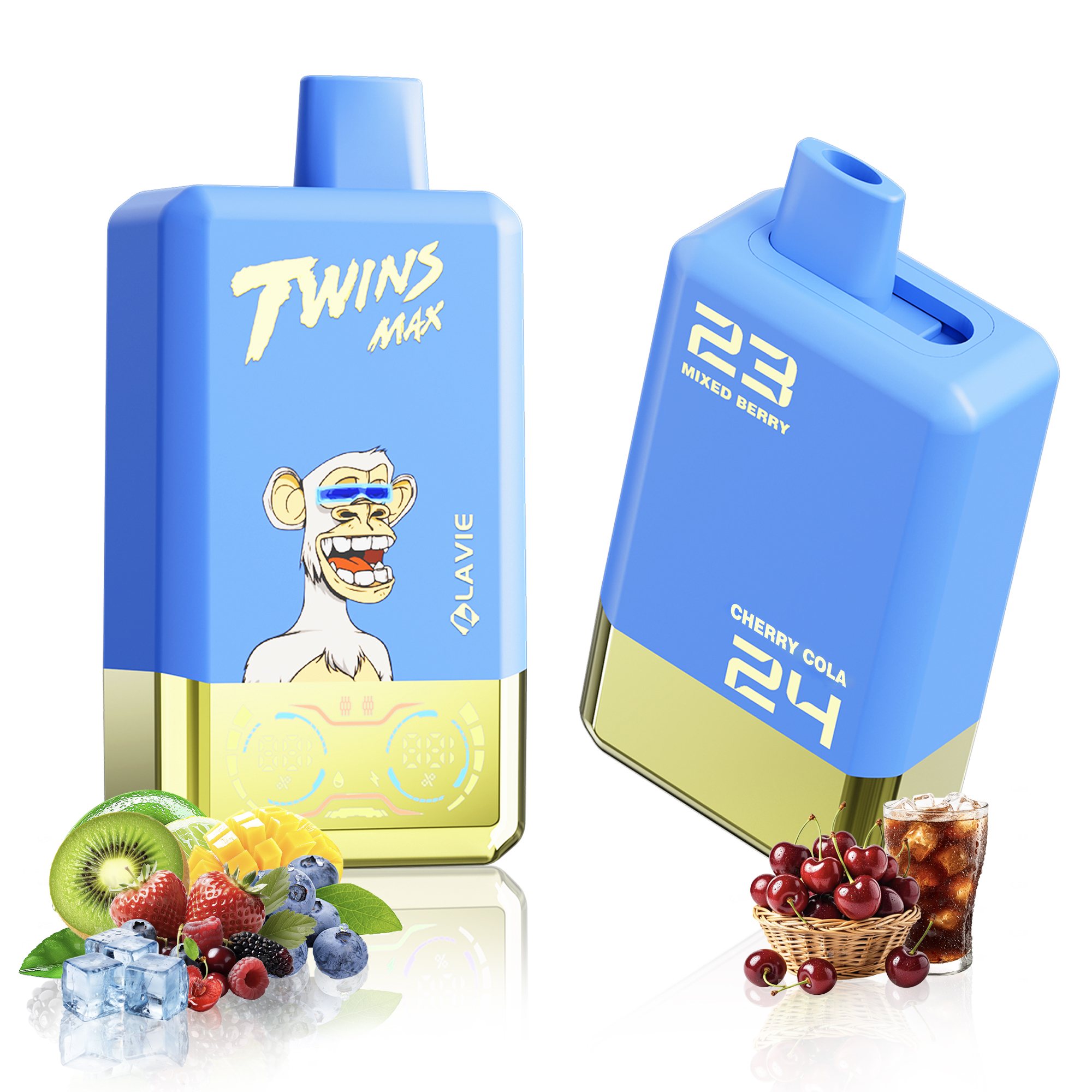 LAVIE Twins Max 70000 Puffs Double Flavor Disposable Vape gallery image 6