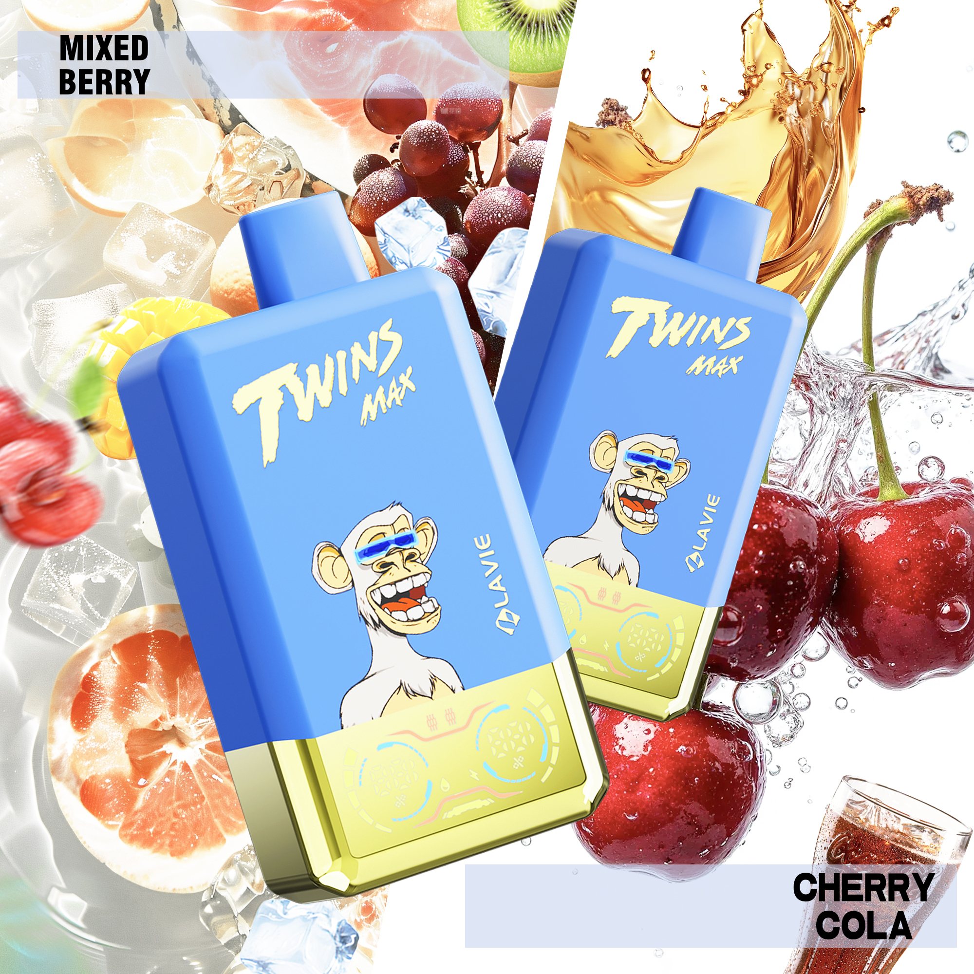 LAVIE Twins Max 70000 Puffs Double Flavor Disposable Vape gallery image 8
