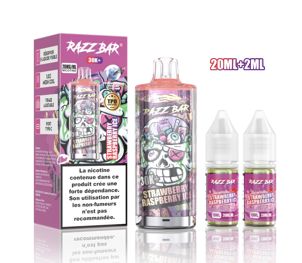 RAZZBAR 30000+ Puffs Disposable Vape