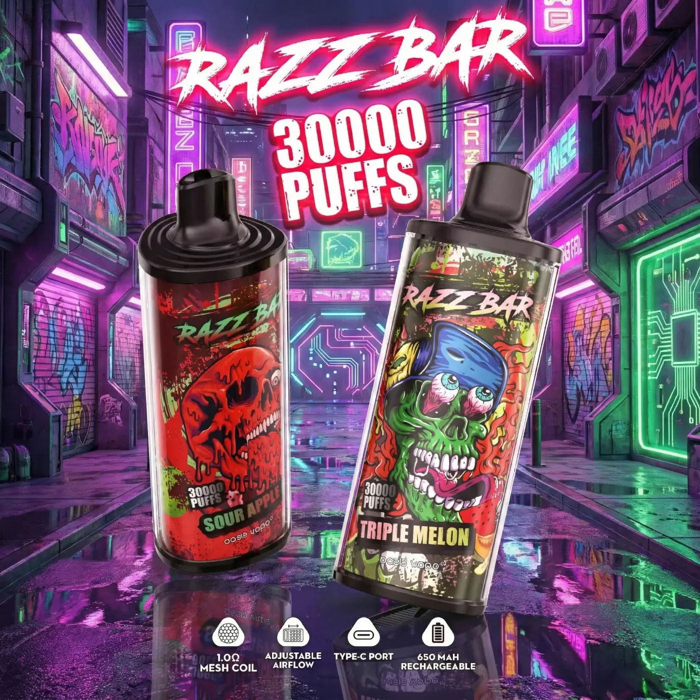 RAZZBAR 30000 Puffs Disposable Vape gallery image 2