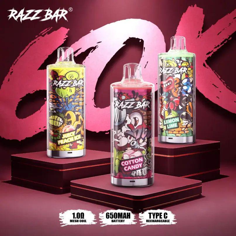 RAZZBAR 60000 Puffs Crystal Disposable Vape