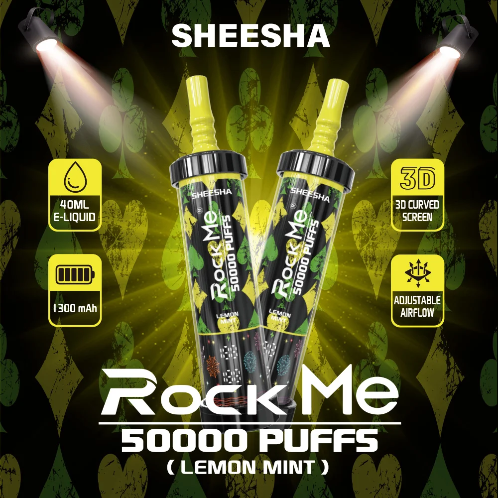ROCKME Sheesha 50000 Puffs DTL Disposable Vape gallery image 3