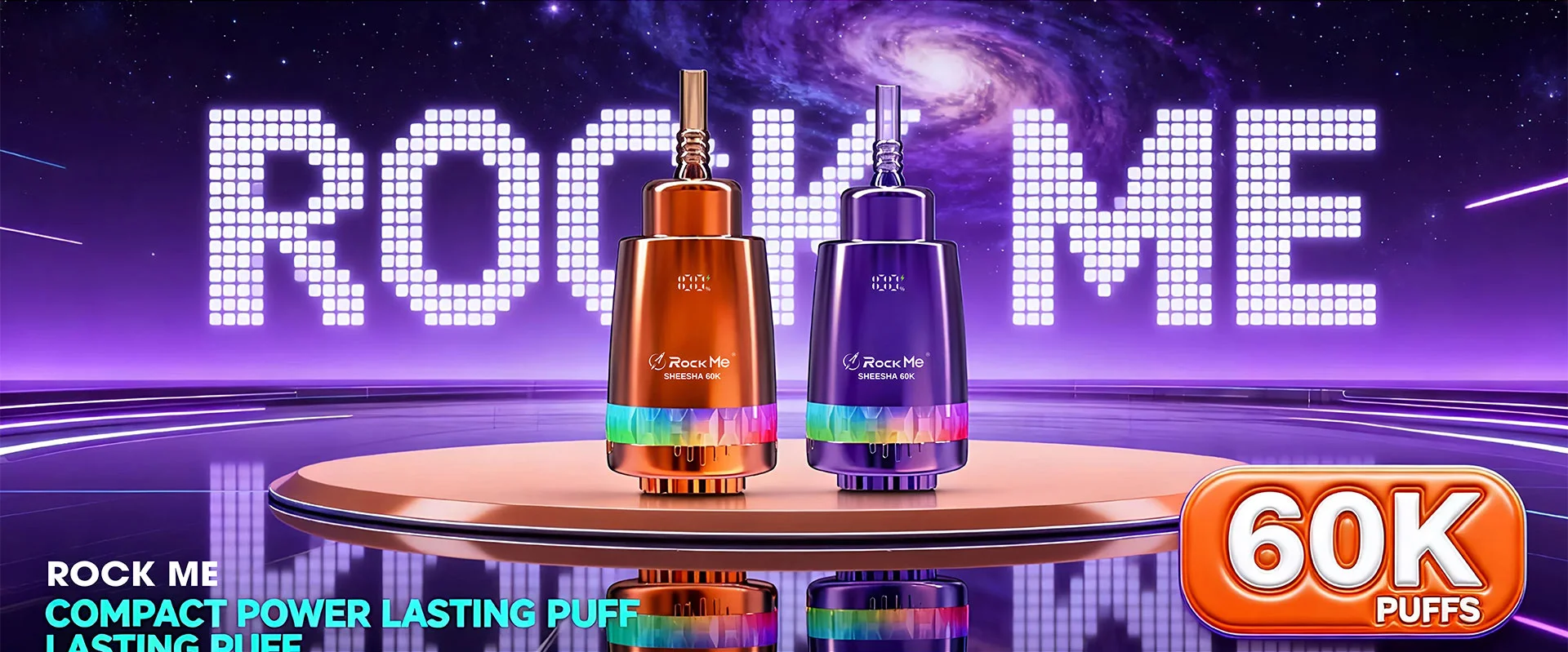 ROCKME Sheesha 60000 Puffs Device gallery image 3