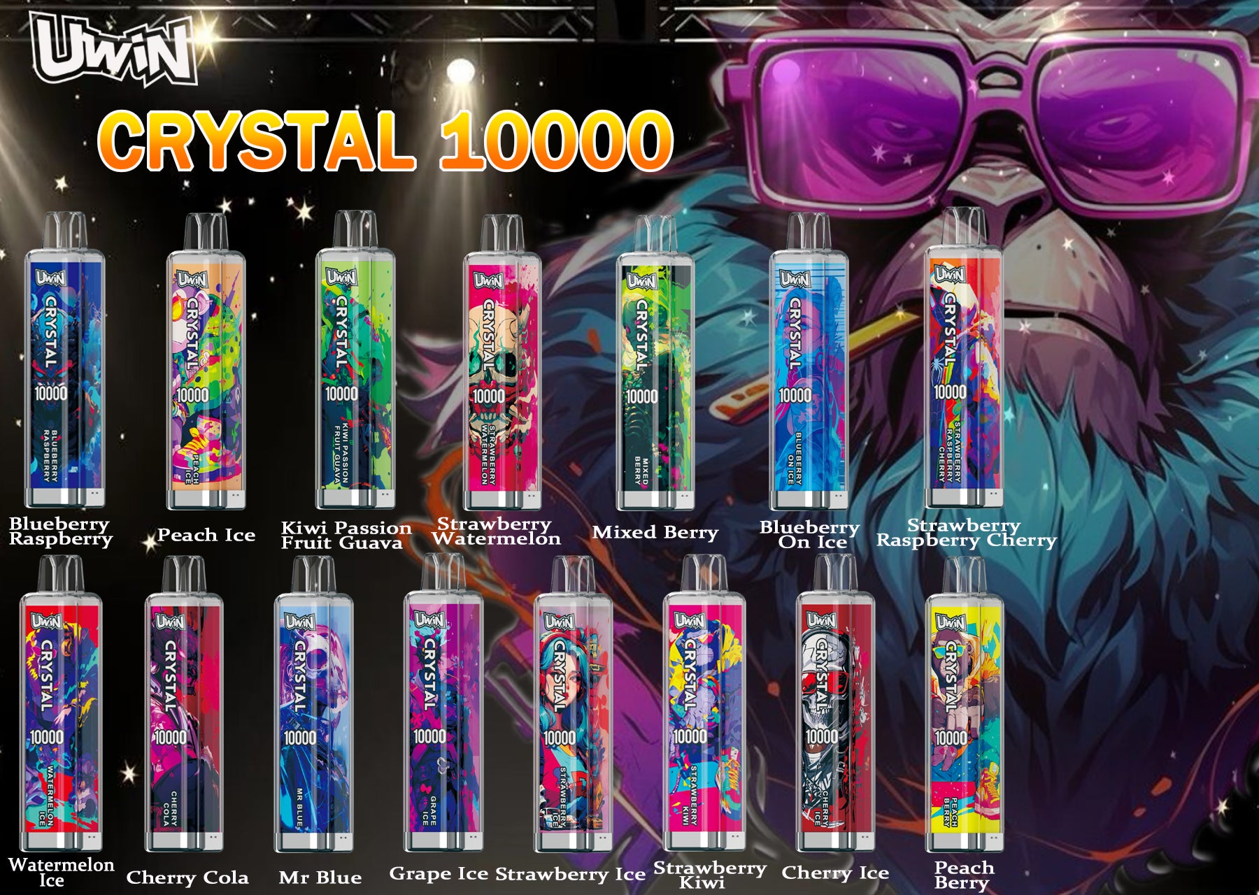 UWIN Crystal 10000 Puffs Disposable Vape gallery image 6