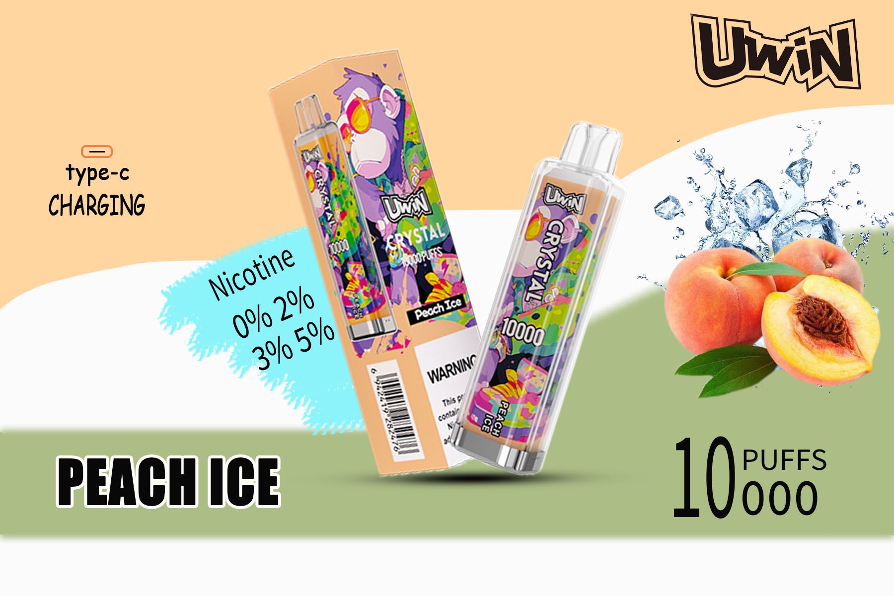 UWIN Crystal 10000 Puffs Disposable Vape