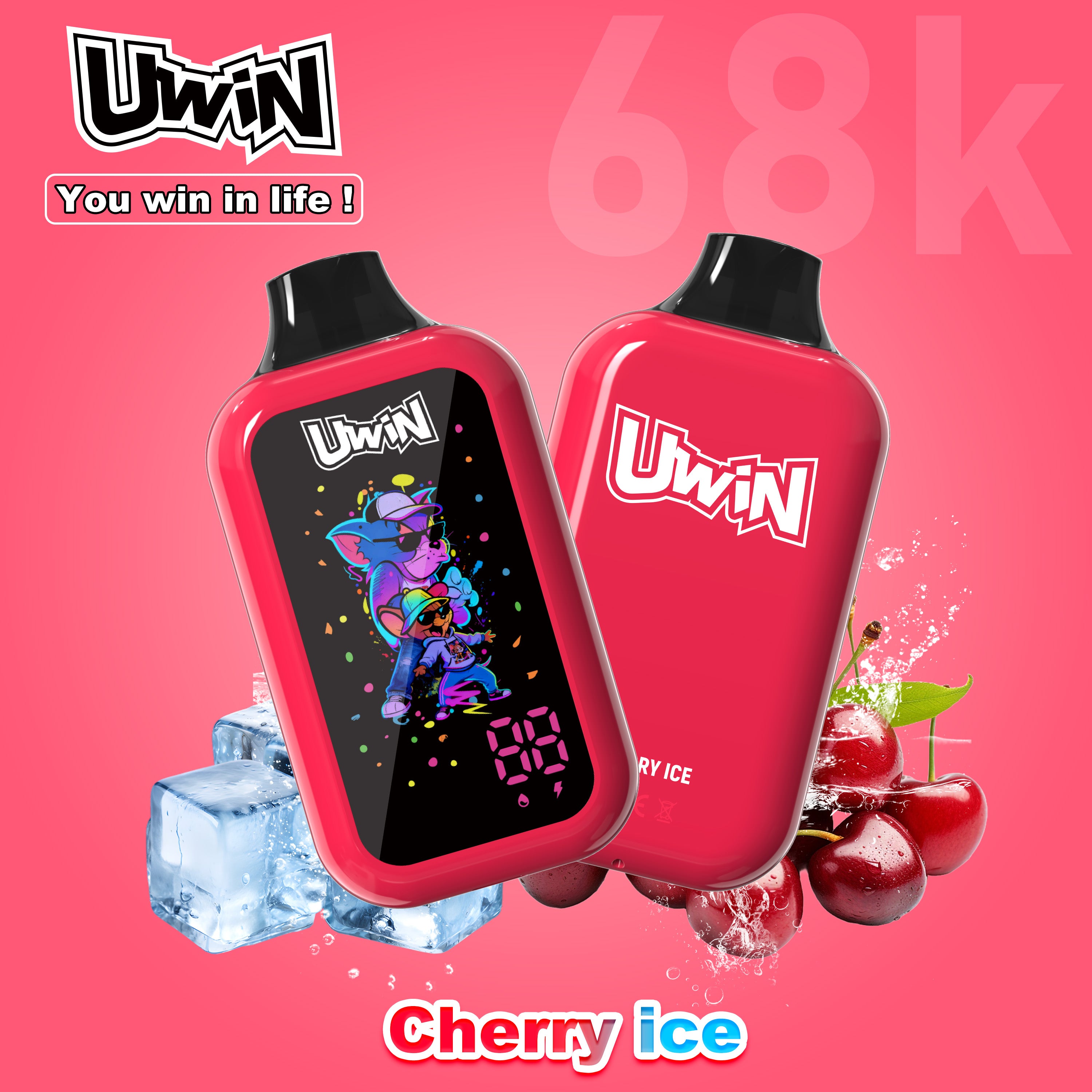 UWIN Digital Box 68000 Puffs Disposable Vape
