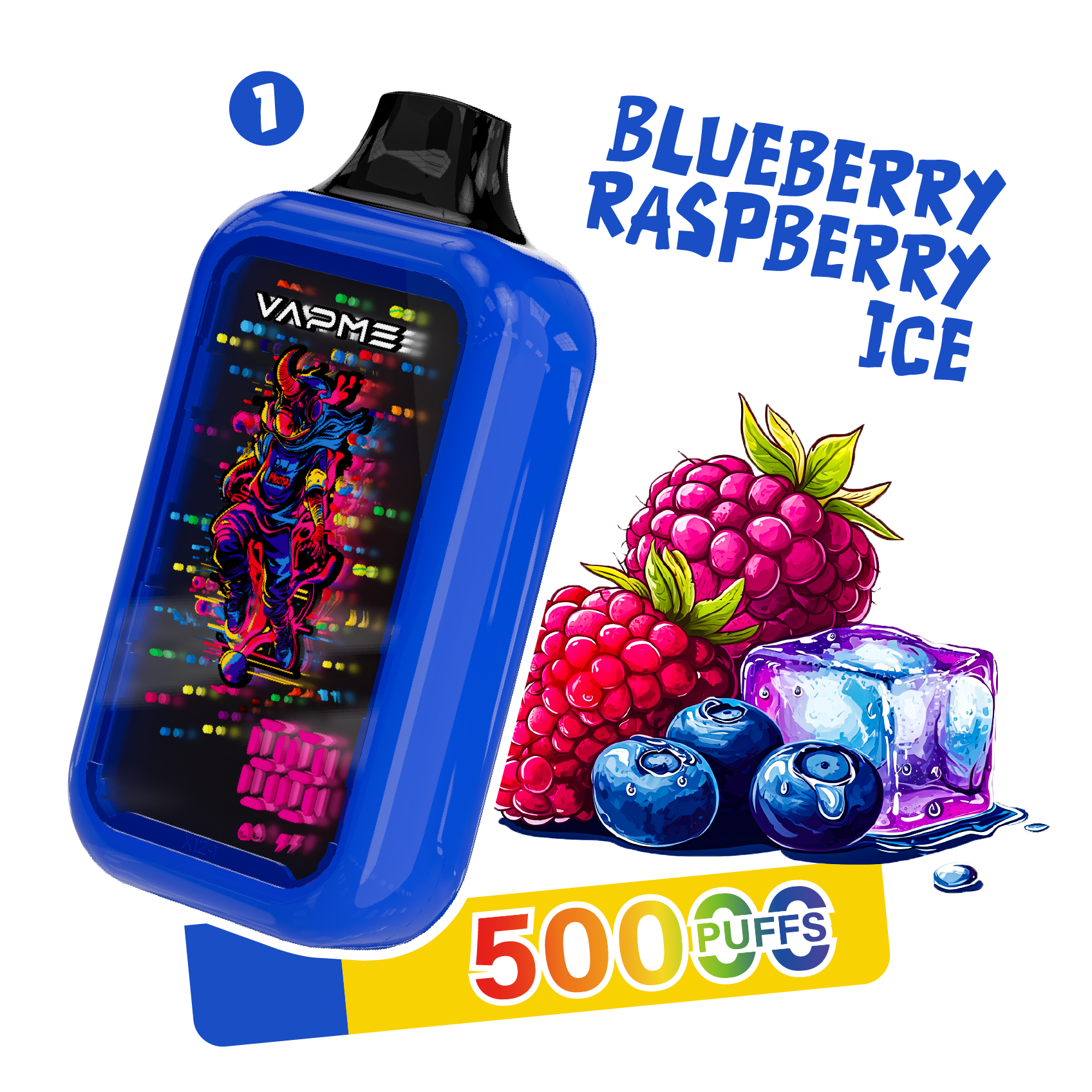 VAPME Digital 50000 Puffs Disposable Vape