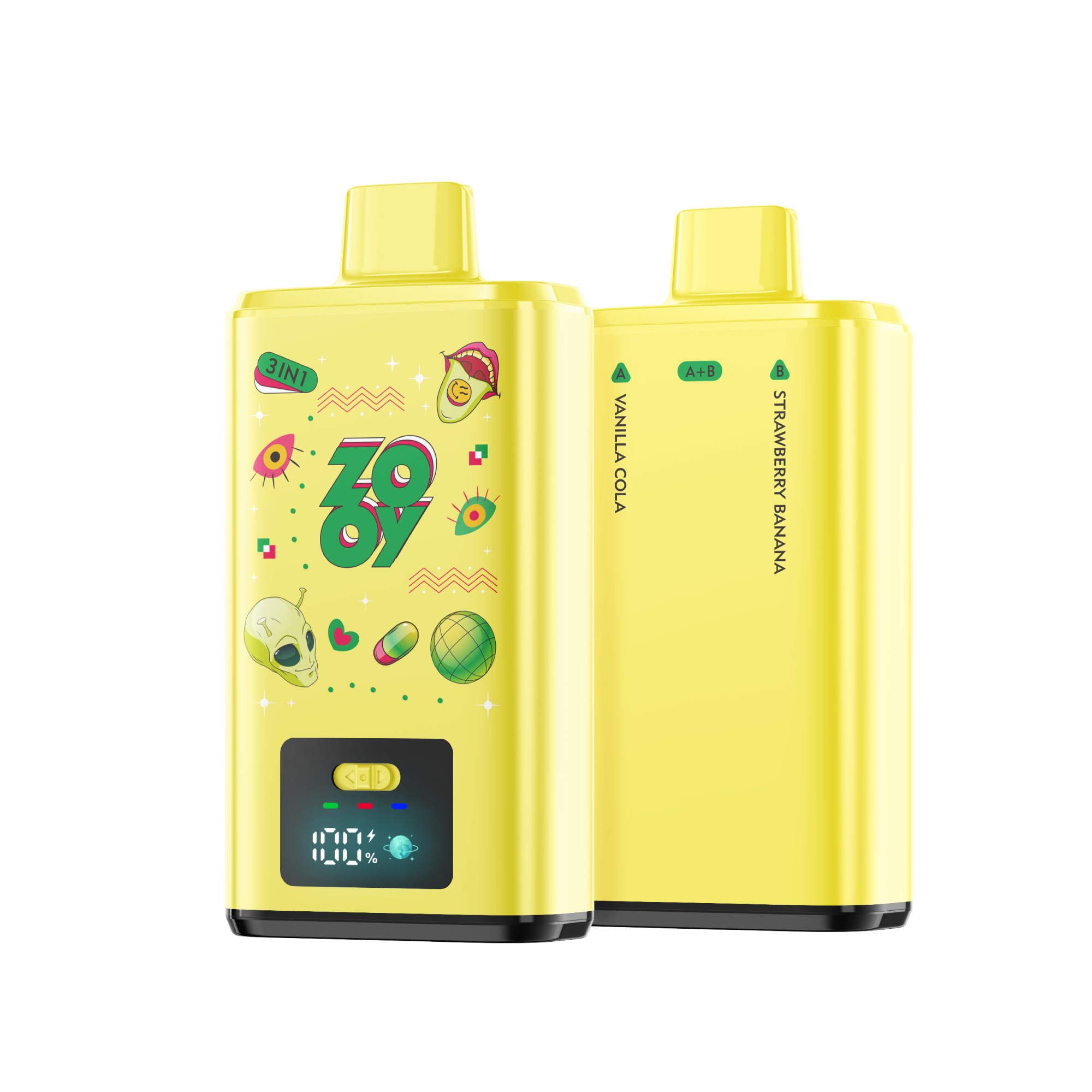 ZOOY 3 in 1 150K Puffs Disposable Vape gallery image 2