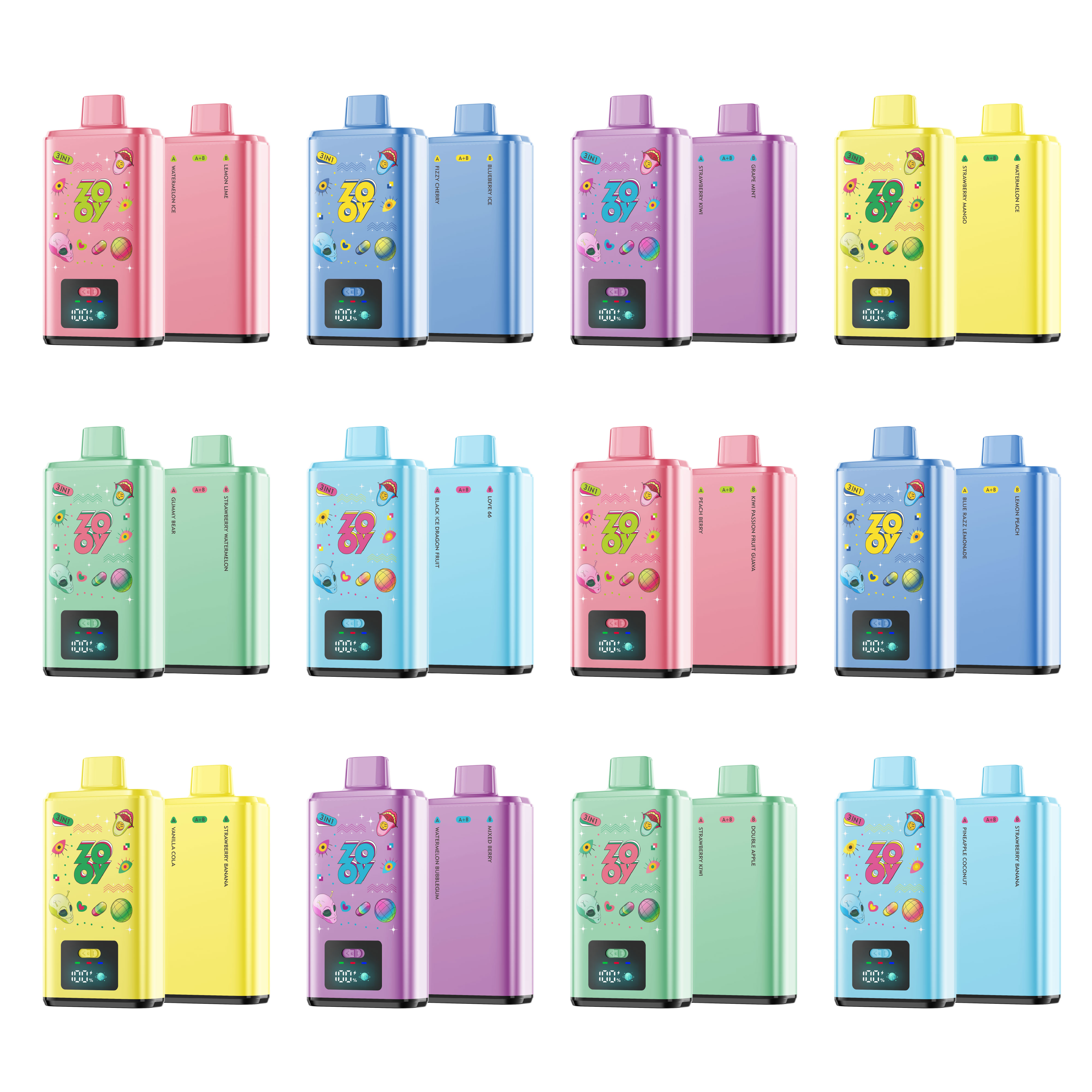 ZOOY 3 in 1 150K Puffs Disposable Vape gallery image 6