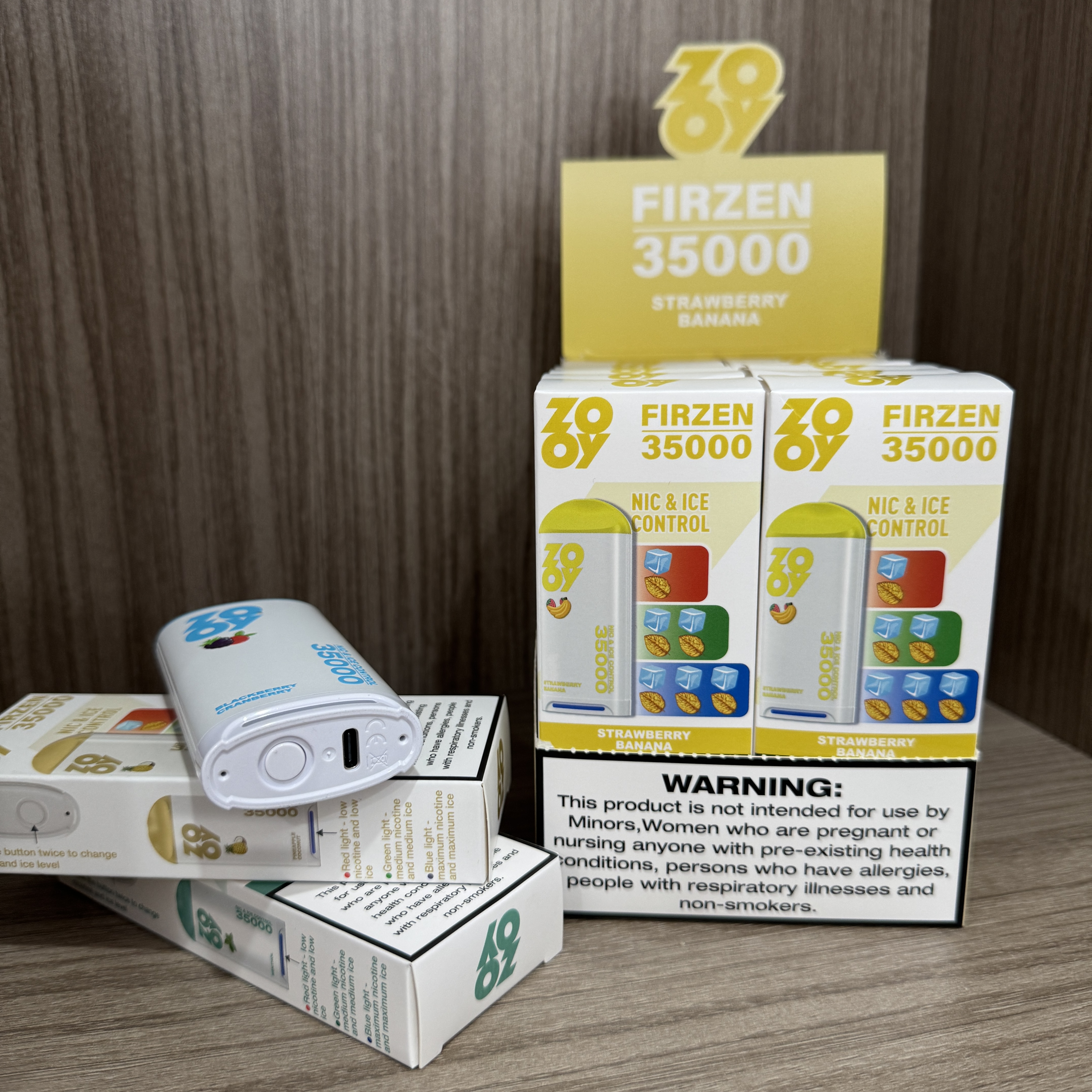 ZOOY Firzen 35000 Puffs NIC and ICE Control Vape gallery image 3
