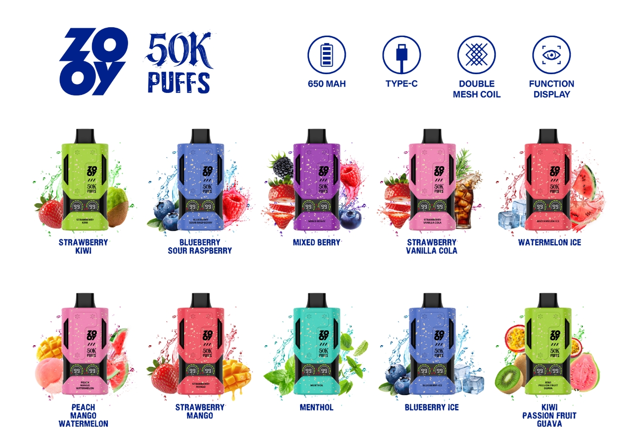 ZOOY Mecha 50000 Puffs Disposable Vape gallery image 6