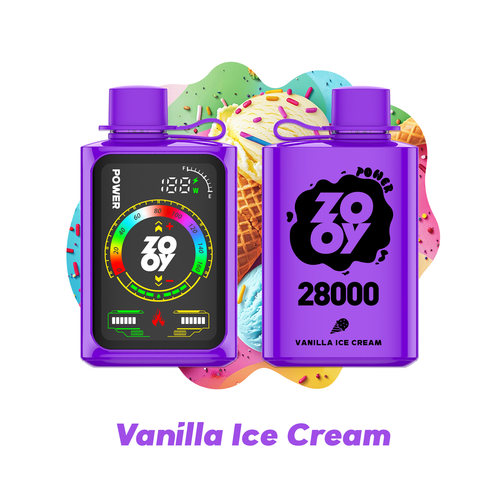 ZOOY Power 28000 Puffs Touch Screen Vape gallery image 6