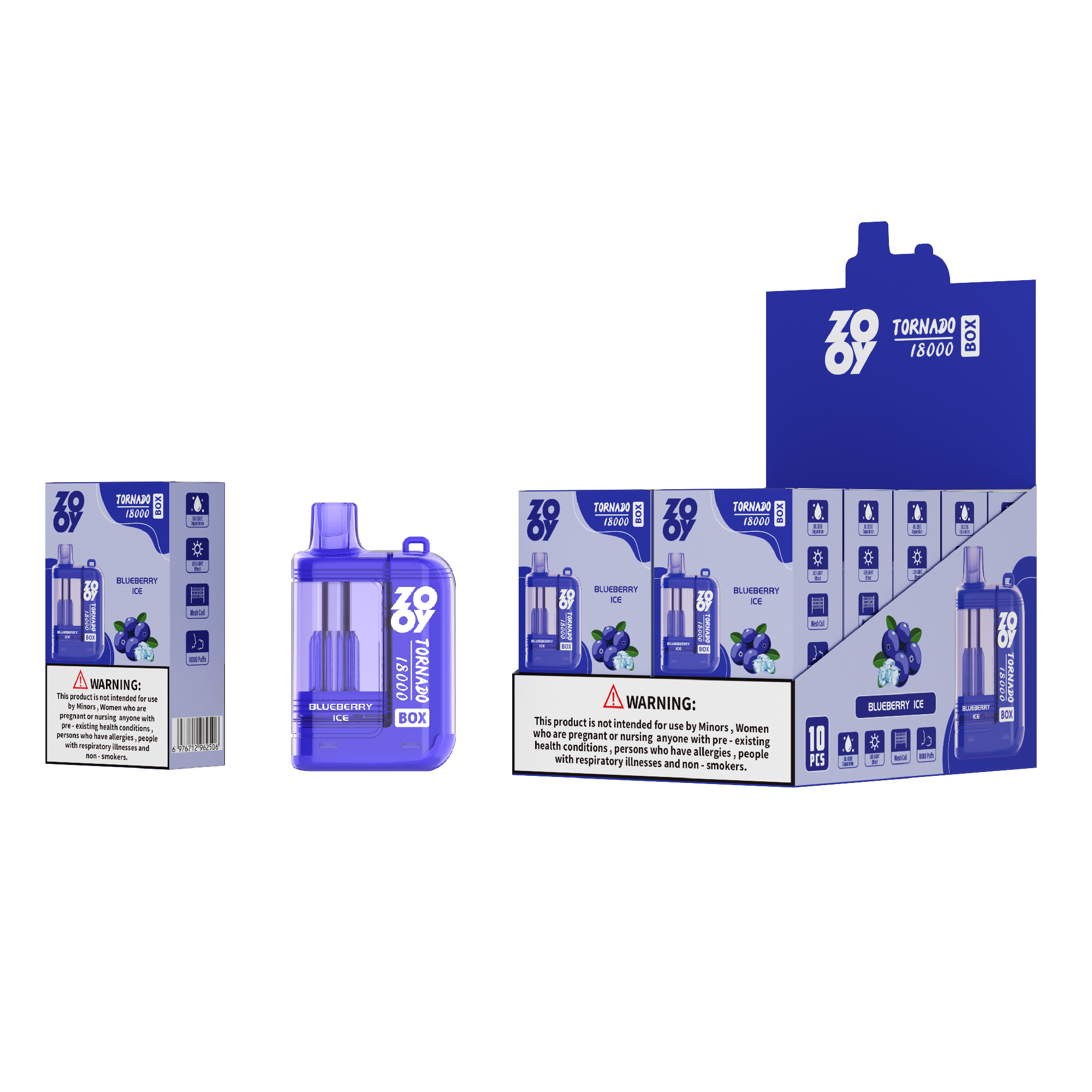 ZOOY Tornado 18000 Puffs Disposable Vape gallery image 5