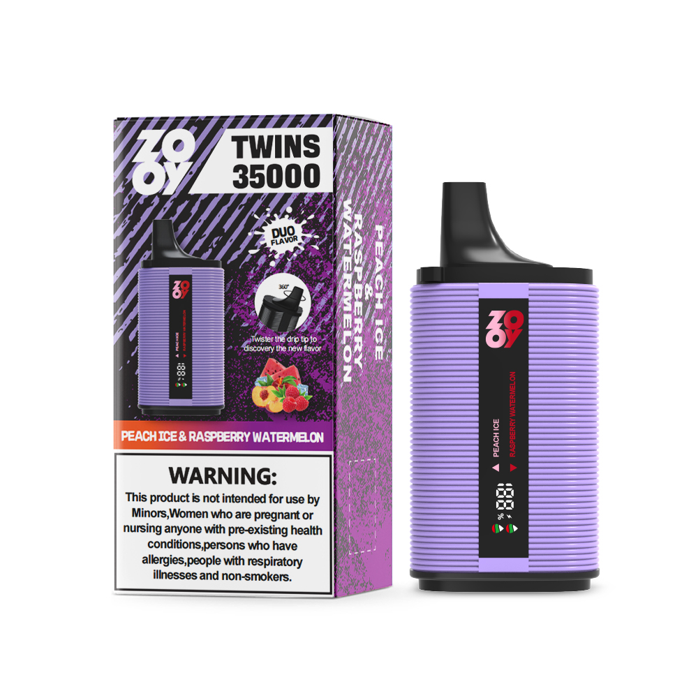 ZOOY Twins 35000 Puffs Dual Flavor Vape gallery image 7