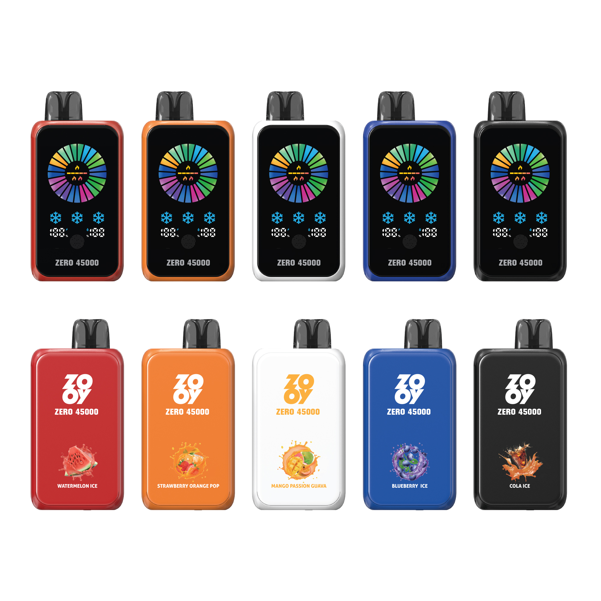 ZOOY Zero 45000 Puffs NIC and ICE Control Vape gallery image 3